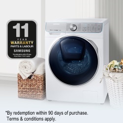 11 Year Warranty on WW8800 QuickDrive™ Washing Machines