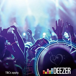 Claim 6 months of complimentary ad-free music from Deezer Premium or Deezer HIFI